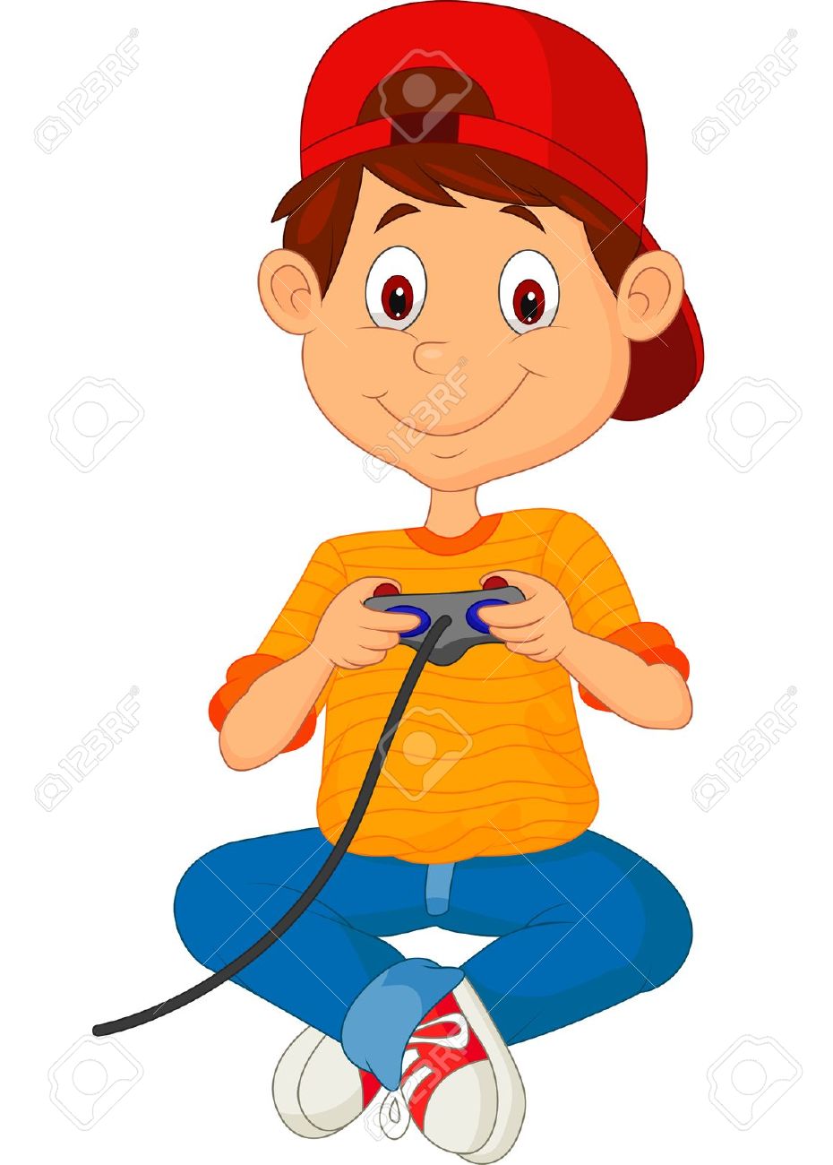 girl playing video games clipart - photo #24